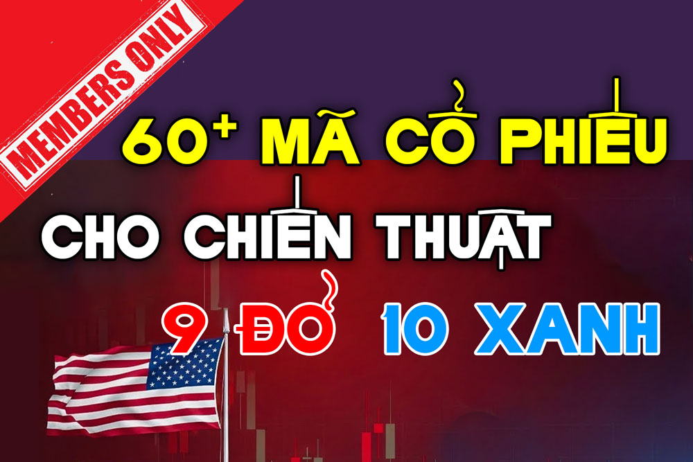 Bảo vệ: Danh sách 60 cổ phiếu cho 9 Đỏ 10 Xanh