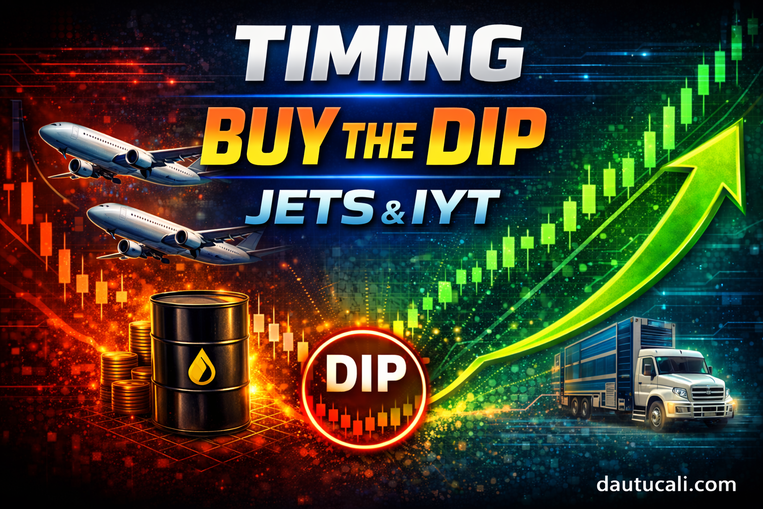 USO → IYT: Khi Giá Dầu Tăng Sốc, Ngành Vận Chuyển Có Bị OVERSOLD ?
