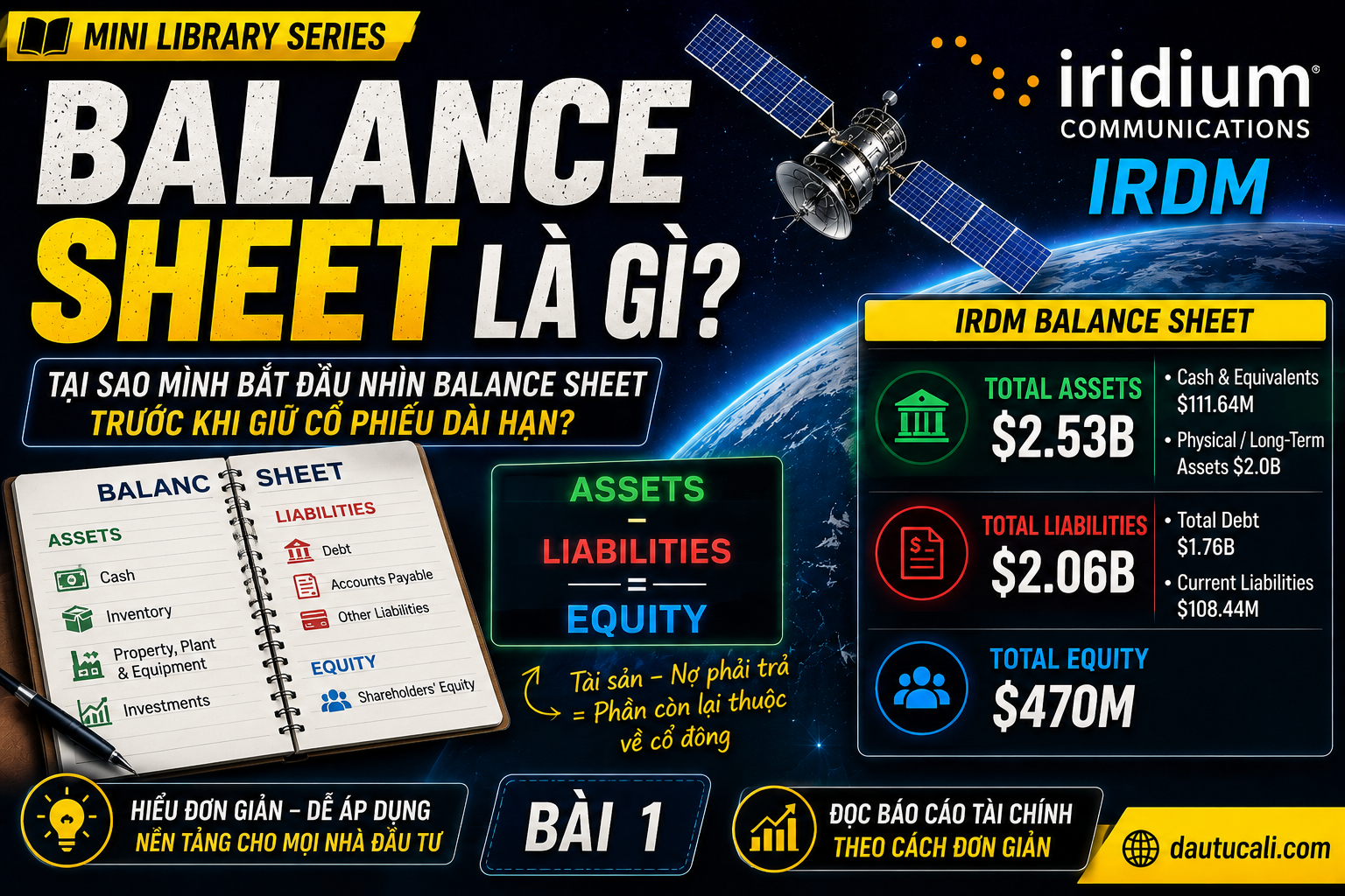 Tại Sao Mình Bắt Đầu Nhìn Balance Sheet Trước Khi Giữ Cổ Phiếu Dài Hạn?