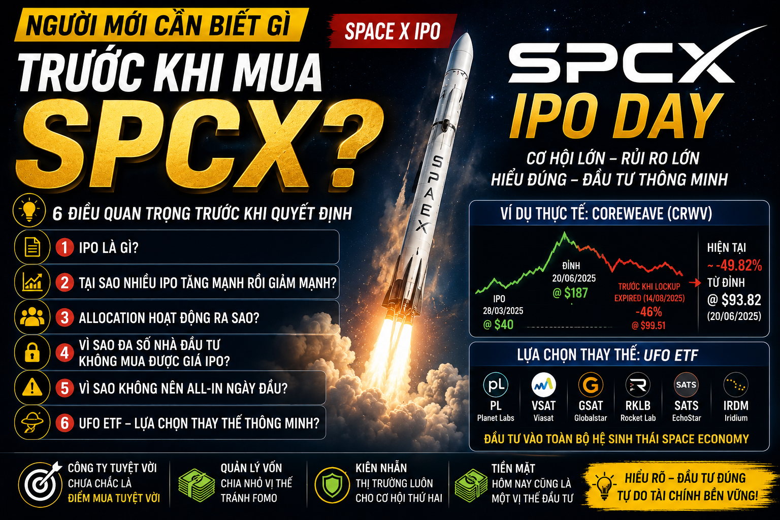 Người Mới Cần Biết Gì Trước Khi Mua SPCX?